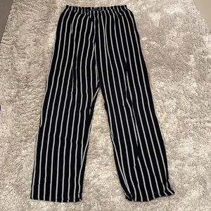 Navy and White Brandy Melville Pants